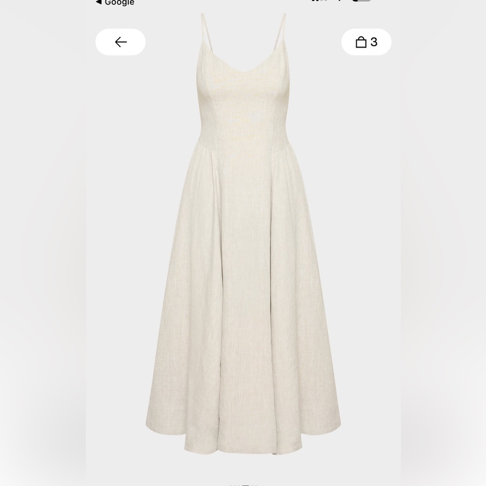 Aritzia Technique Linen Dress - Picture 2 of 12